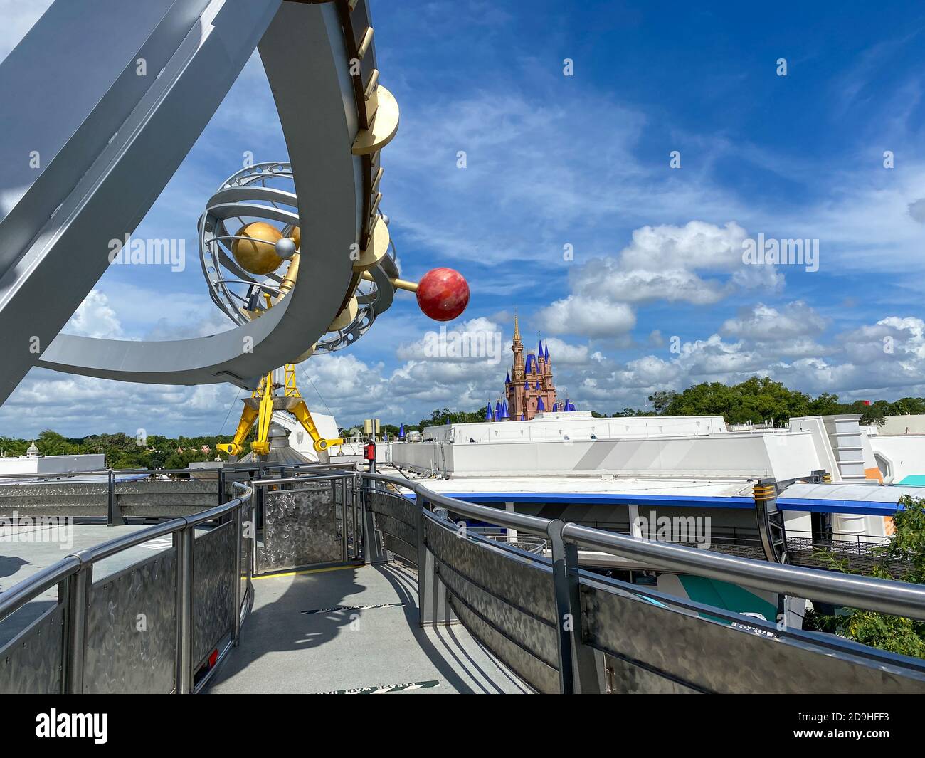 Orlando,FL/USA-7/25/20:The Tomorrowland Astro Orbitor ride in Magic ...