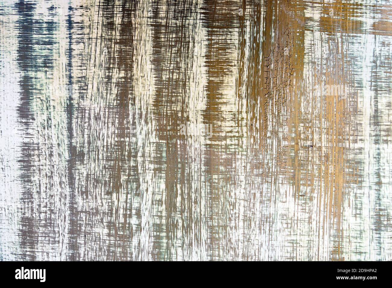 Old wooden cracked painted texture background, abstract backdrop. Stock Photo