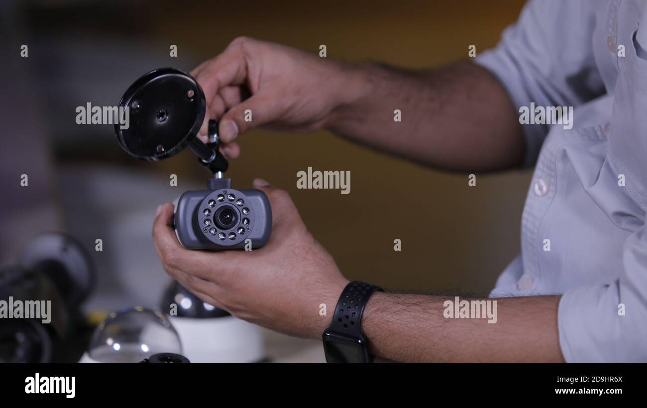 Repairing cctv hi-res stock photography and images - Alamy