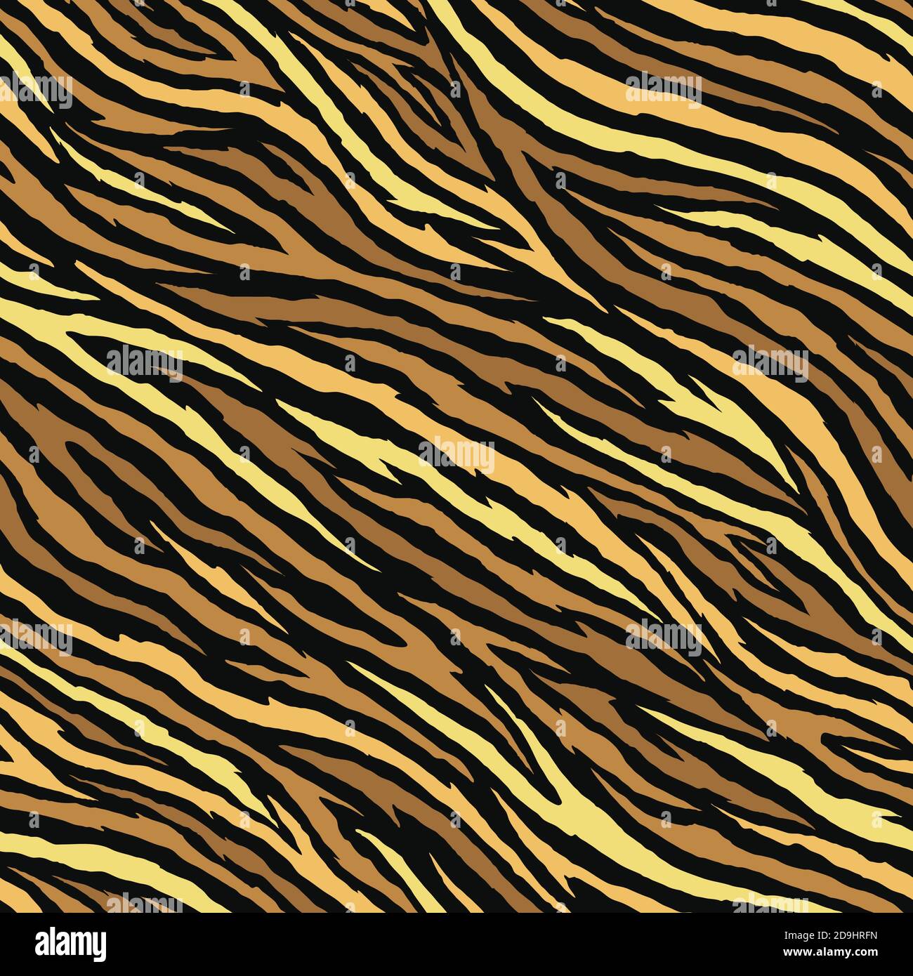 Gold zebra seamless pattern. Animal skin vector illustration pattern ...