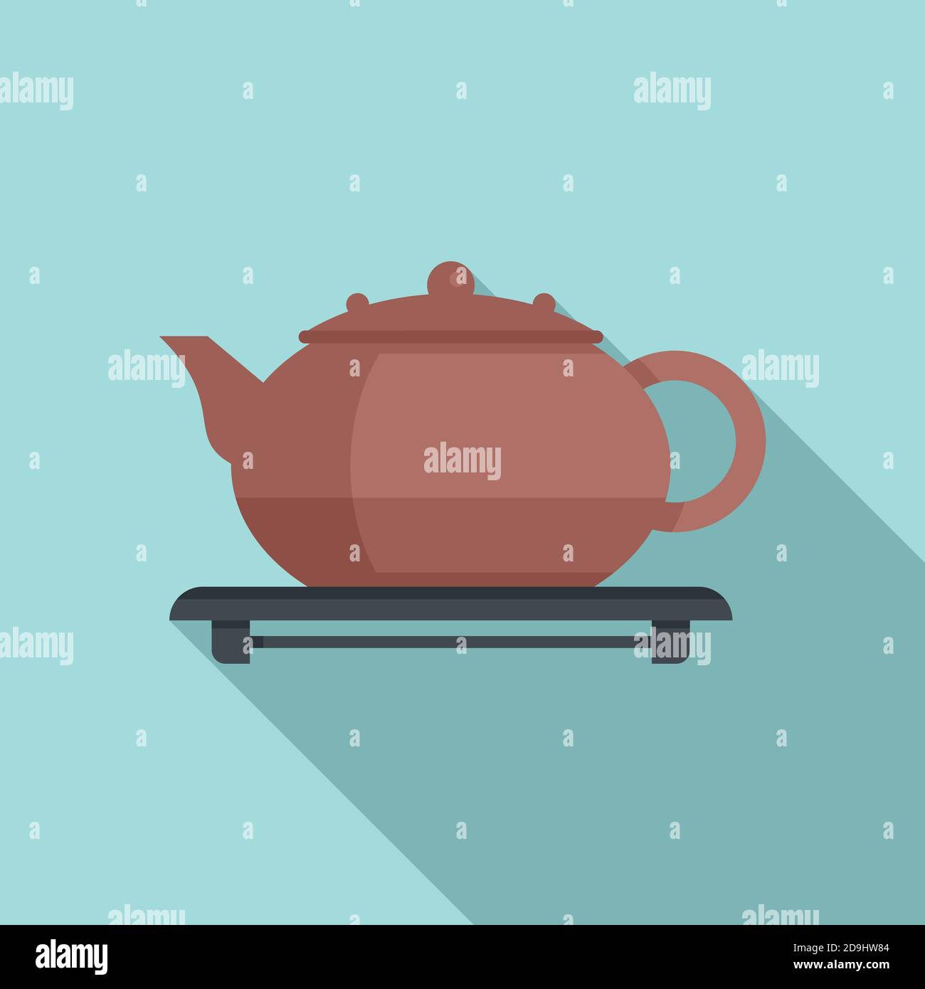Tea ceremony icon, flat style Stock Vector Image & Art - Alamy