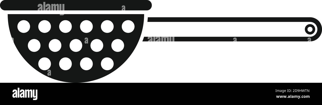 Tea ceremony spoon icon, simple style Stock Vector