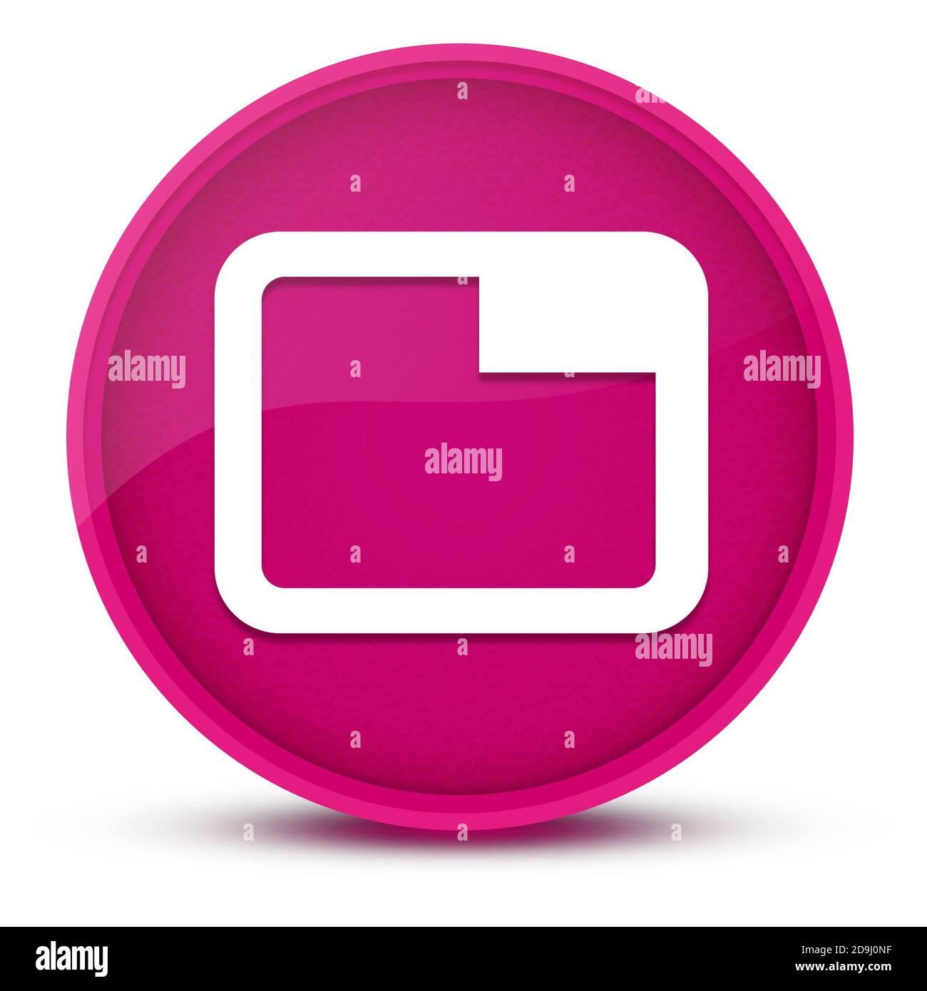 Tab luxurious glossy pink round button abstract illustration Stock ...