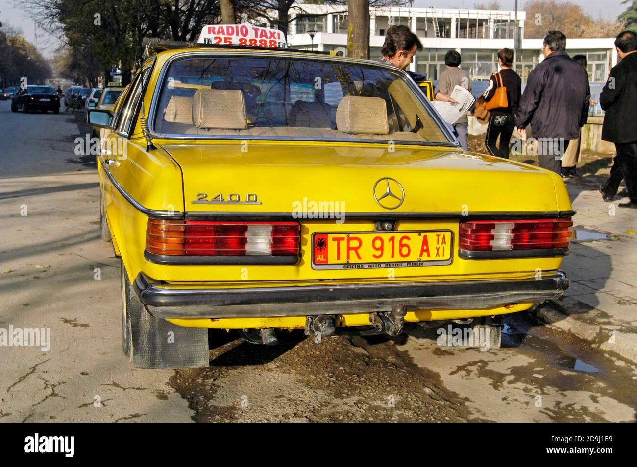 Mercedes Benz taxi, Tirana, Albania Stock Photo - Alamy