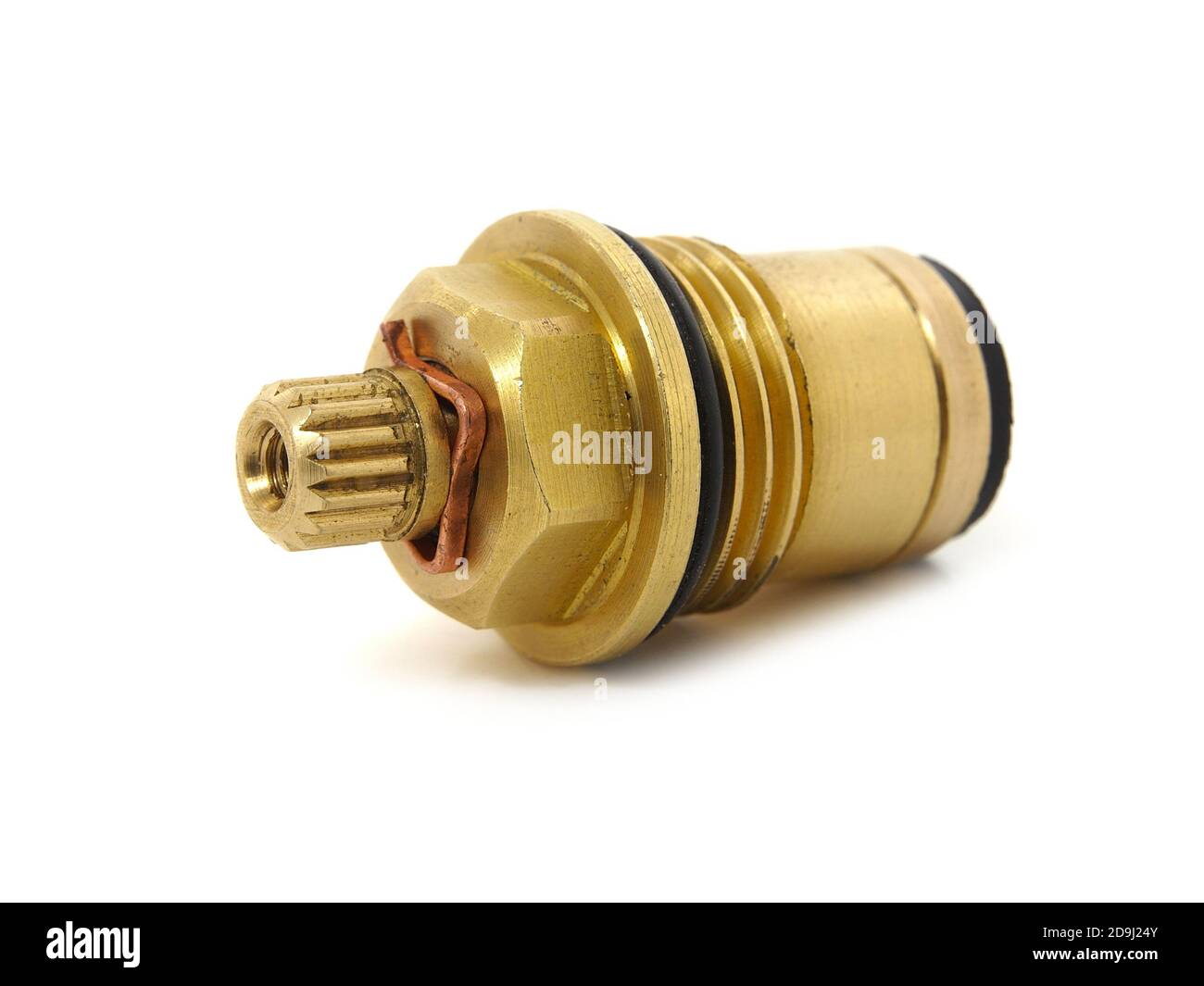 Tap head gear for plumbing isolated on white Stock Photo Alamy