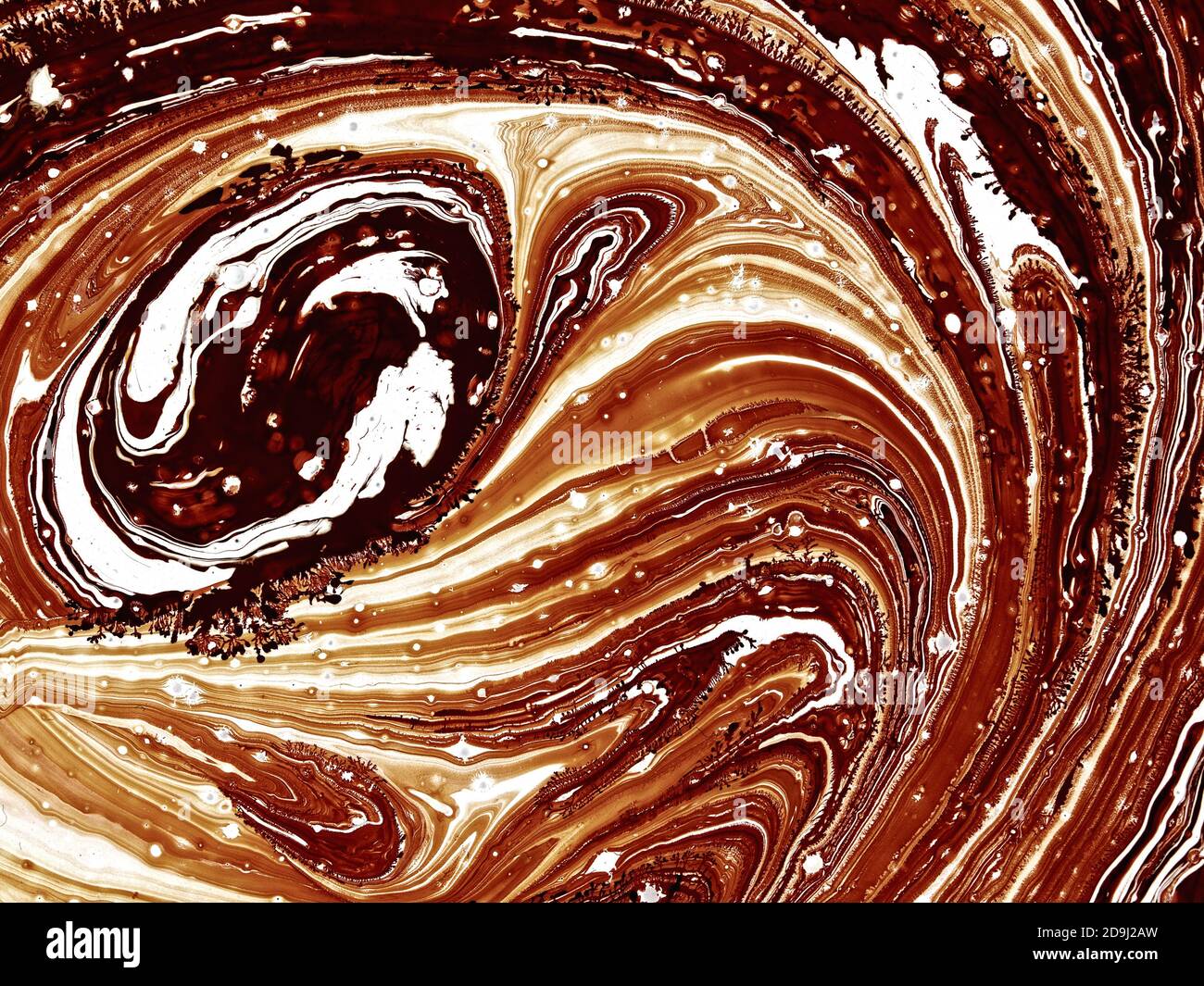 Abstract mixed white and brown paint background Stock Photo Alamy