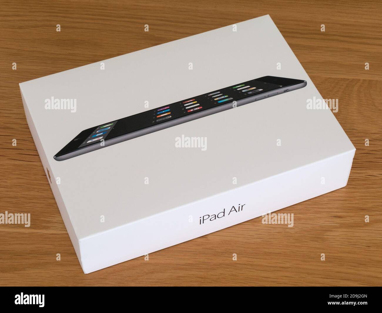 Apple iPad Air luxury product packaging box Stock Photo