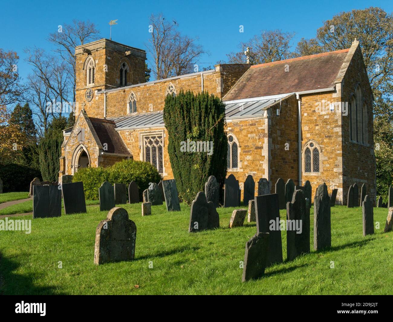 St. Peter's Church in the village of Knossington, Leicestershire, England, UK Stock Photo