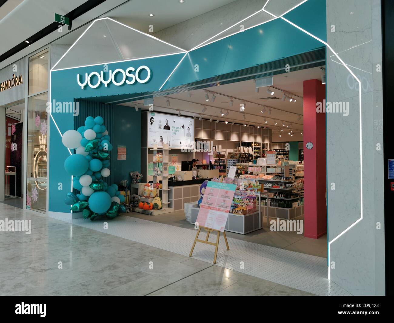 AUCKLAND, NEW ZEALAND Nov 03, 2020 View of Yoyoso storin Sylvia Park