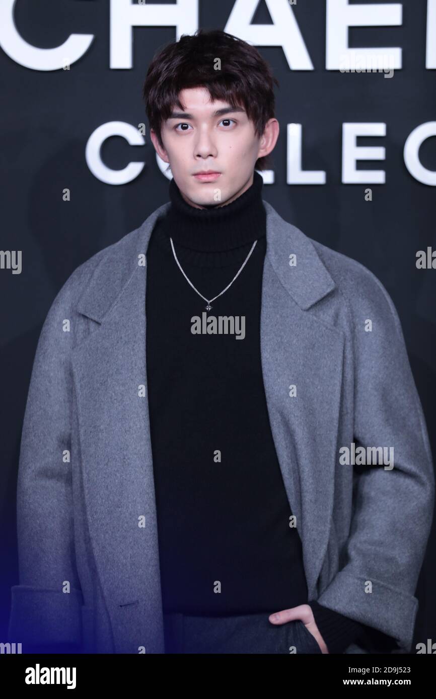 Chinese actor Wu Lei or Leo Wu attends the commerical event of Michael Kors,  a fashion brand in Shanghai, China, 15 October 2020 Stock Photo - Alamy