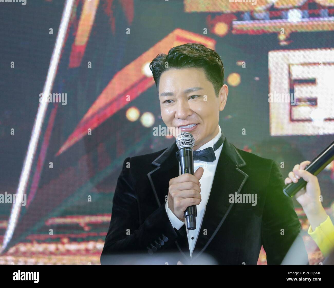 Chinese actor of Manchu ethnicity Li Zonghan or Calvin Li attends the