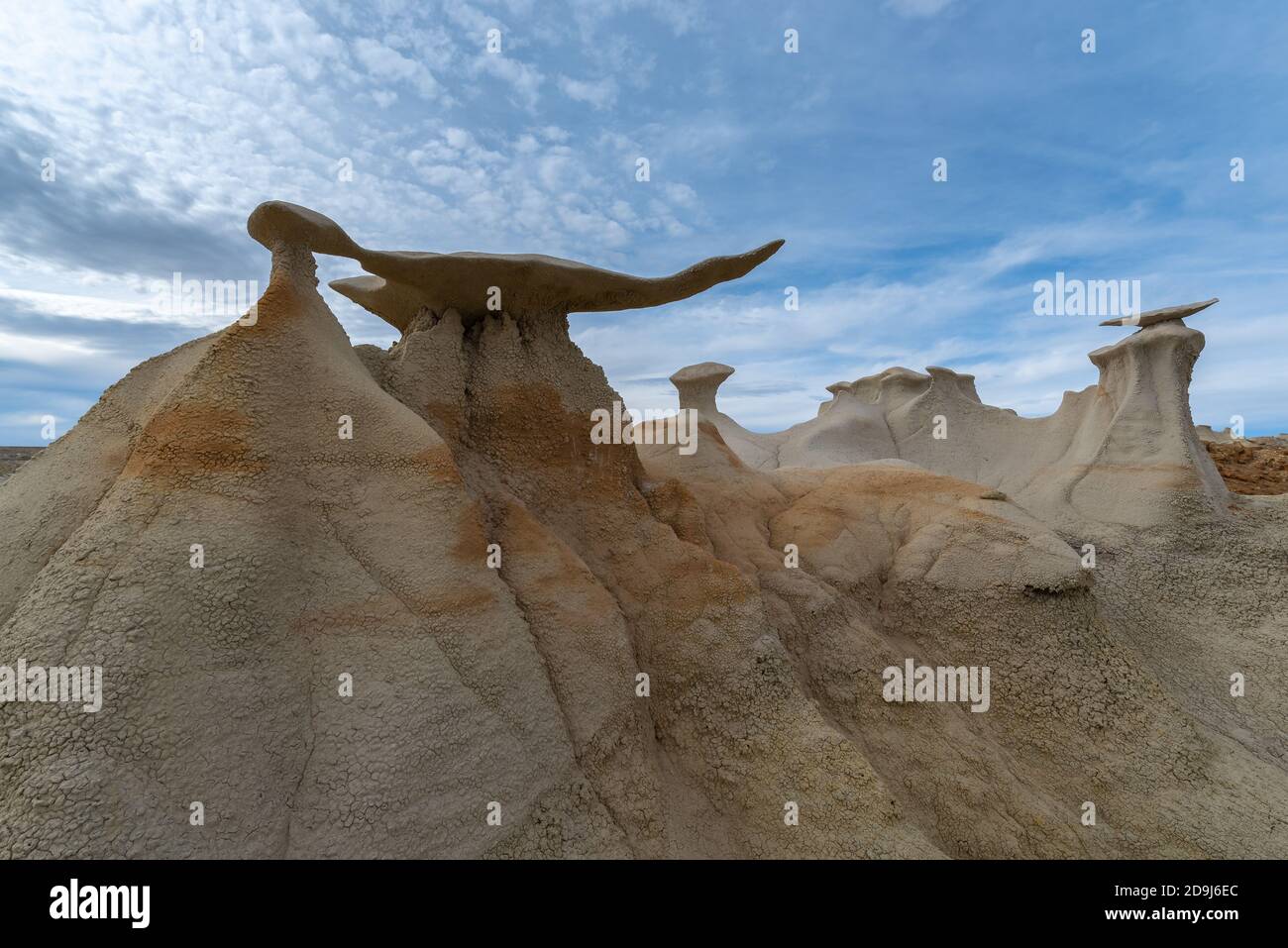 The Wings rock formation in Bisti Wilderness area, New Mexico, USA Stock Photo