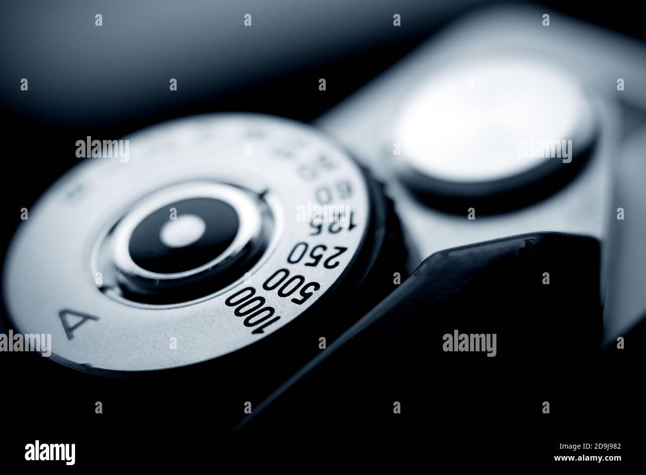 Film camera shutter dial Stock Photo Alamy