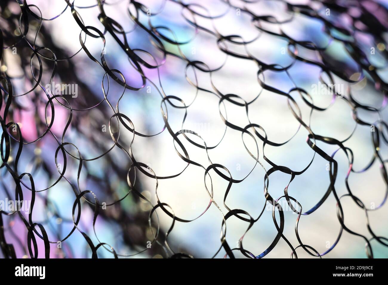 Macro image of a net with abstract background Stock Photo - Alamy
