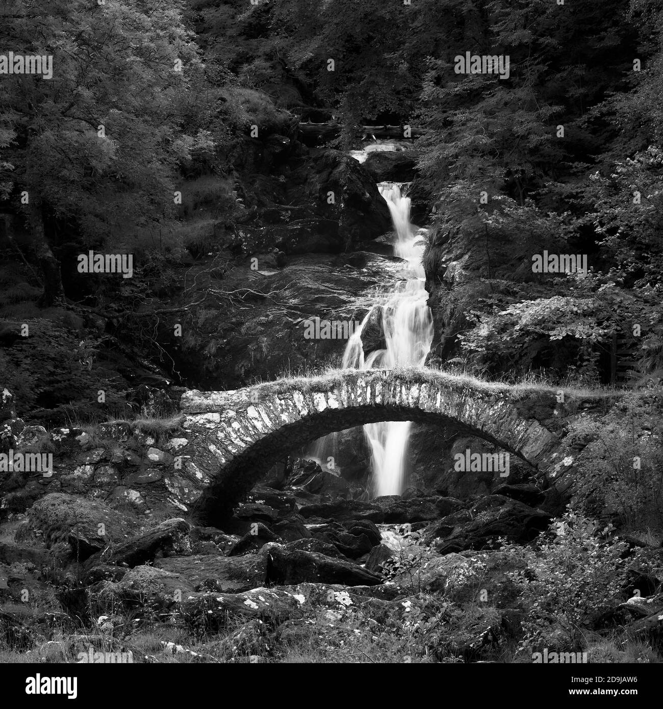 Packhorse bridge in Glen Lyon, Perth and Kinross, Scotland. Known