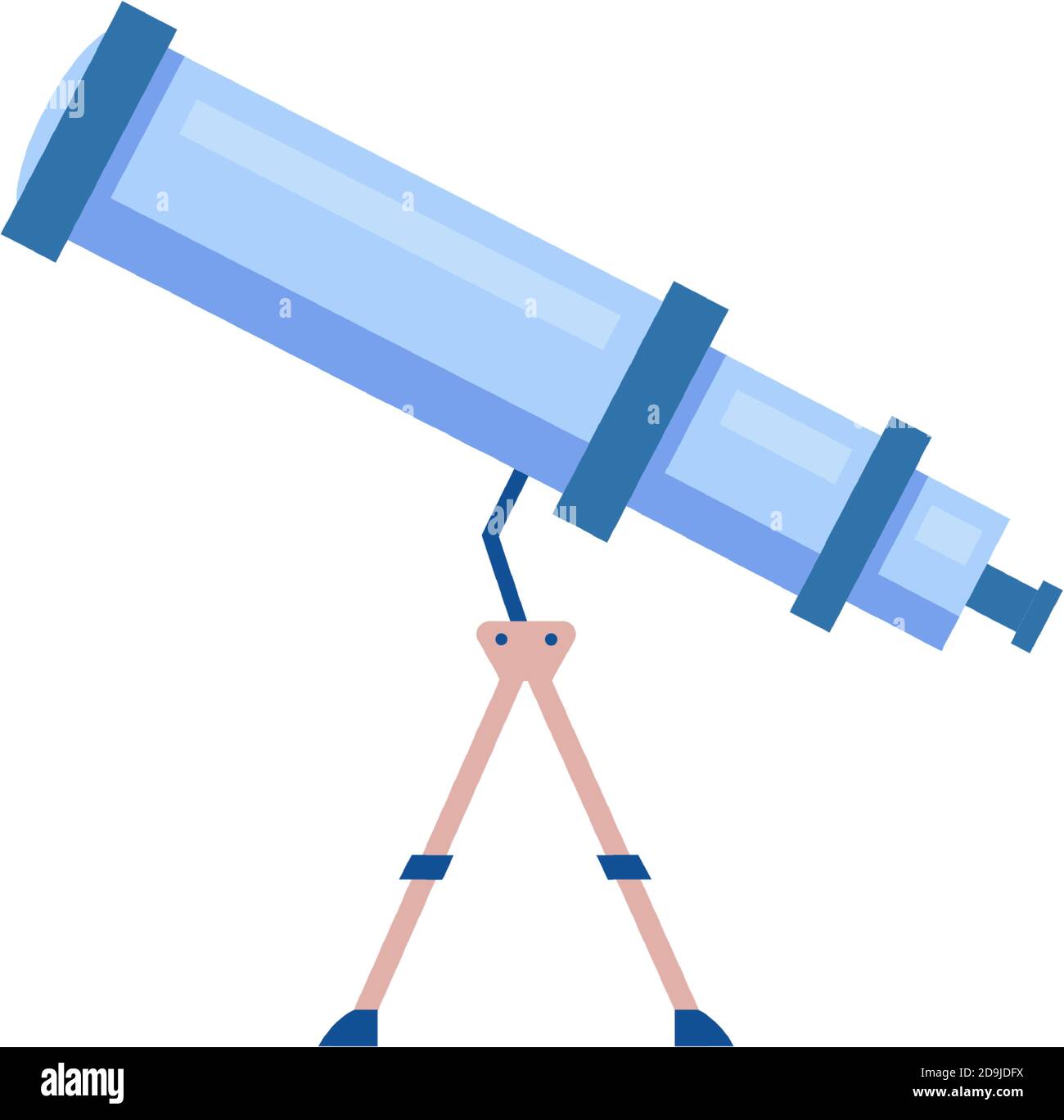 Telescope cartoon vector illustration Stock Vector Image & Art Alamy