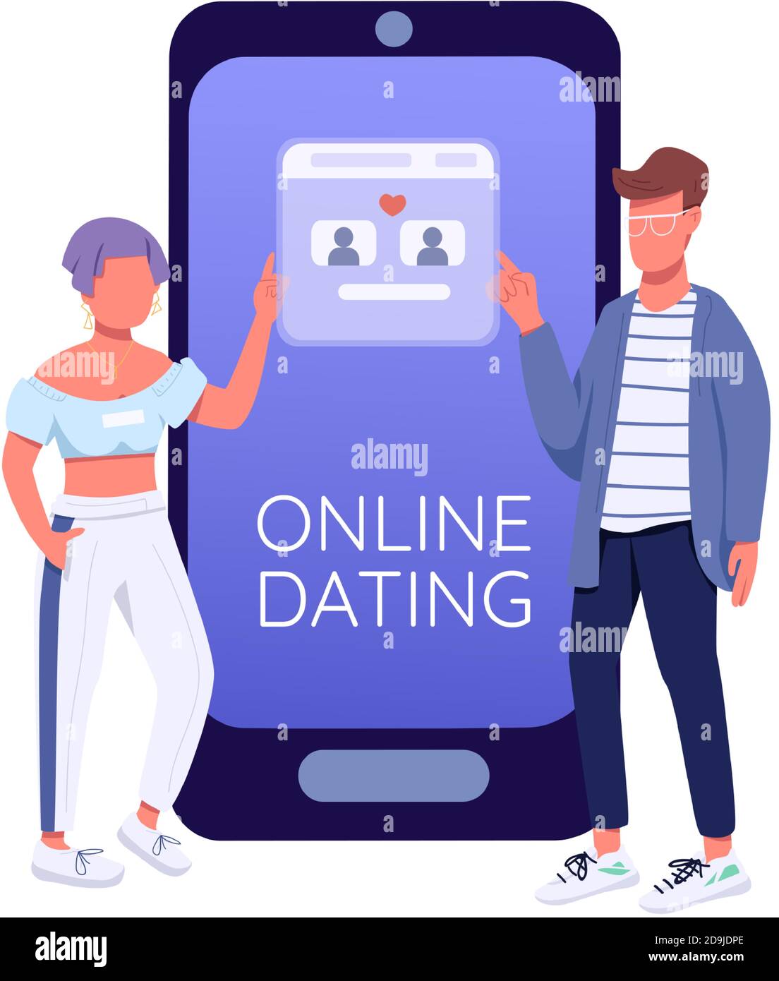 Distant Post Distance relationship social media post mockup Stock Vector Image & Art ...