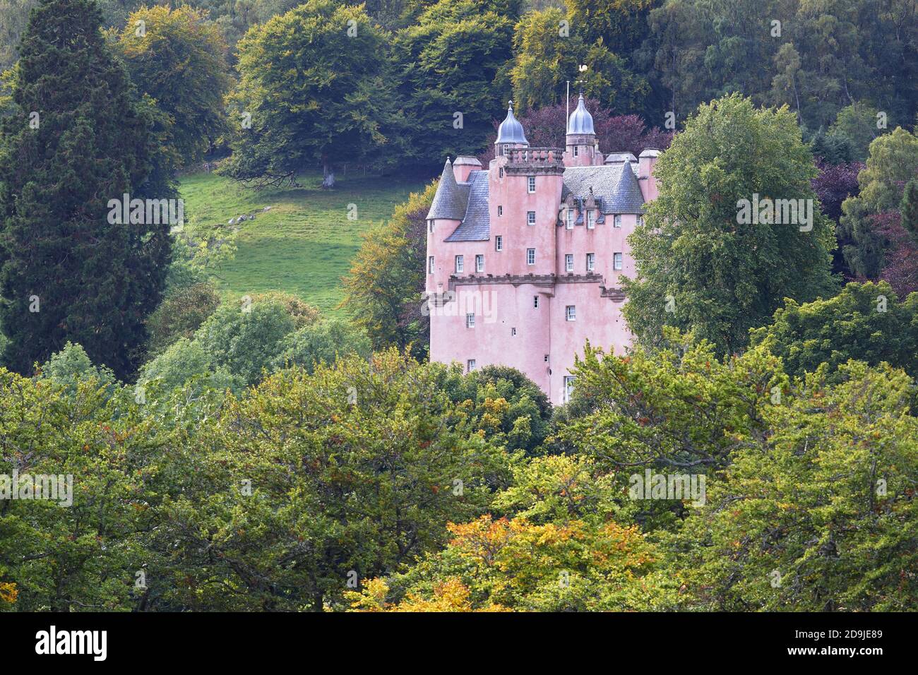 Craigievar Castle, Aberdeenshire, Scotland.  Owned by the National Trust for Scotland. Stock Photo