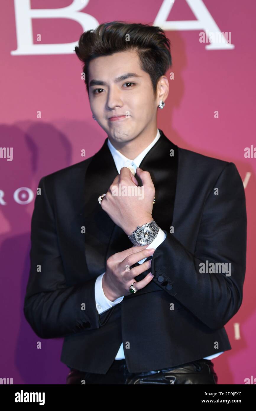 Chinese-Canadian actor, singer, and model Kris Wu or Wu Yifan attends Louis  Vuitton promotional event in Shanghai, China, 10 January 2020 Stock Photo -  Alamy