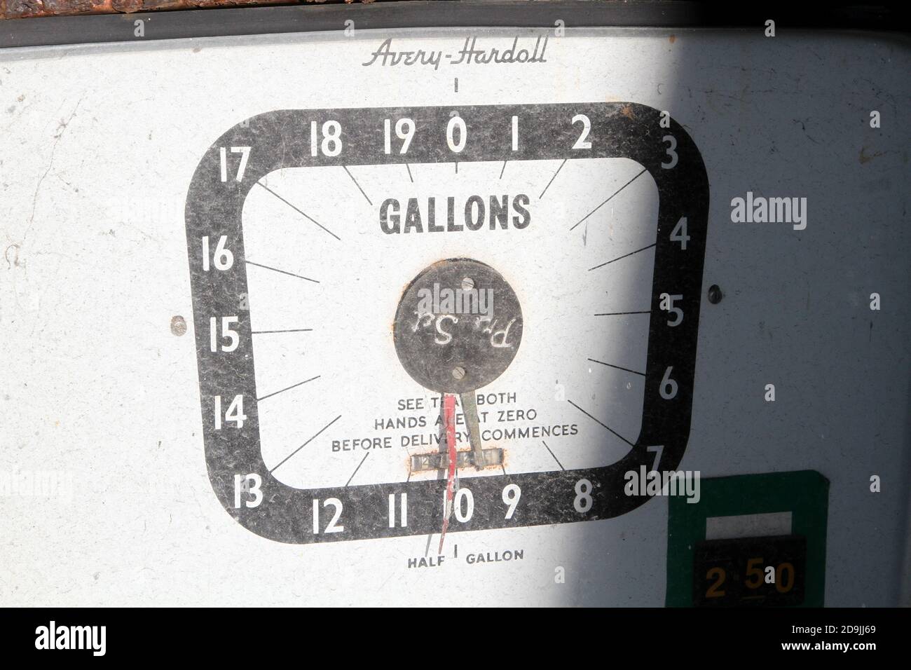 Girvan, Ayrshire, Scotand, UK. An abandoned derelict petrol station