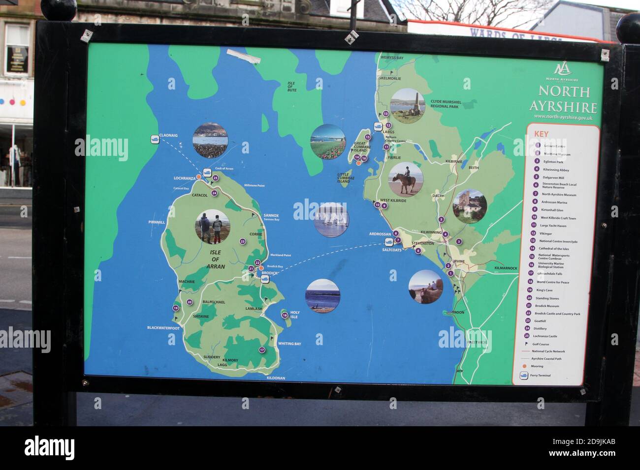 Map of largs hires stock photography and images Alamy