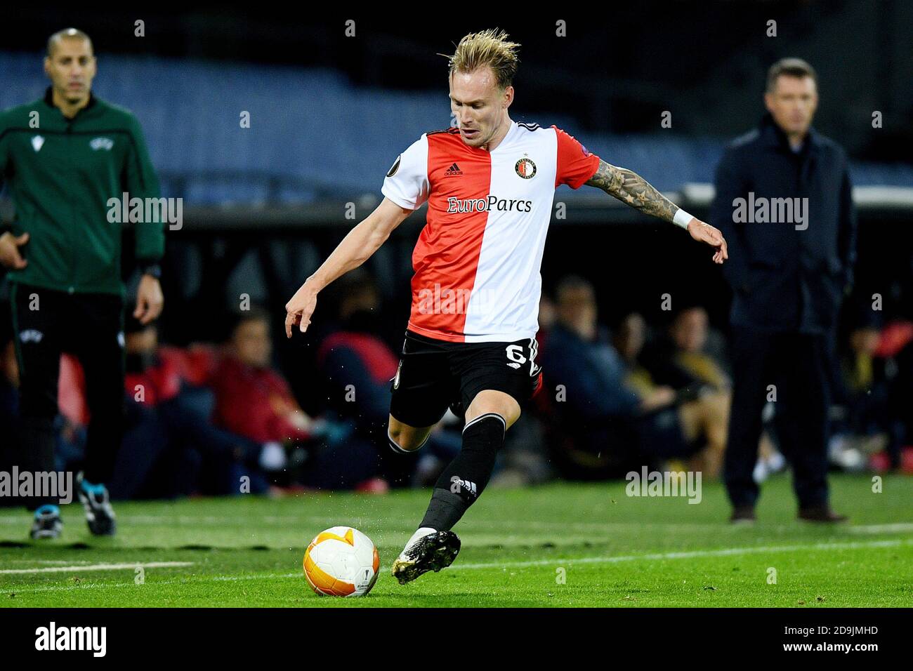 Rotterdam, The Netherlands. 5th Nov, 2020. Mark Diemers of Feyenoord during the UEFA Europa League, Group Stage, Group K football match between Feyenoord and CSKA Moskva on november 5, 2020 at De Kuip stadium in Rotterdam, The Netherlands - Photo Yannick Verhoeven/Orange Pictures/DPPI/LM Credit: Paola Benini/Alamy Live News Stock Photo