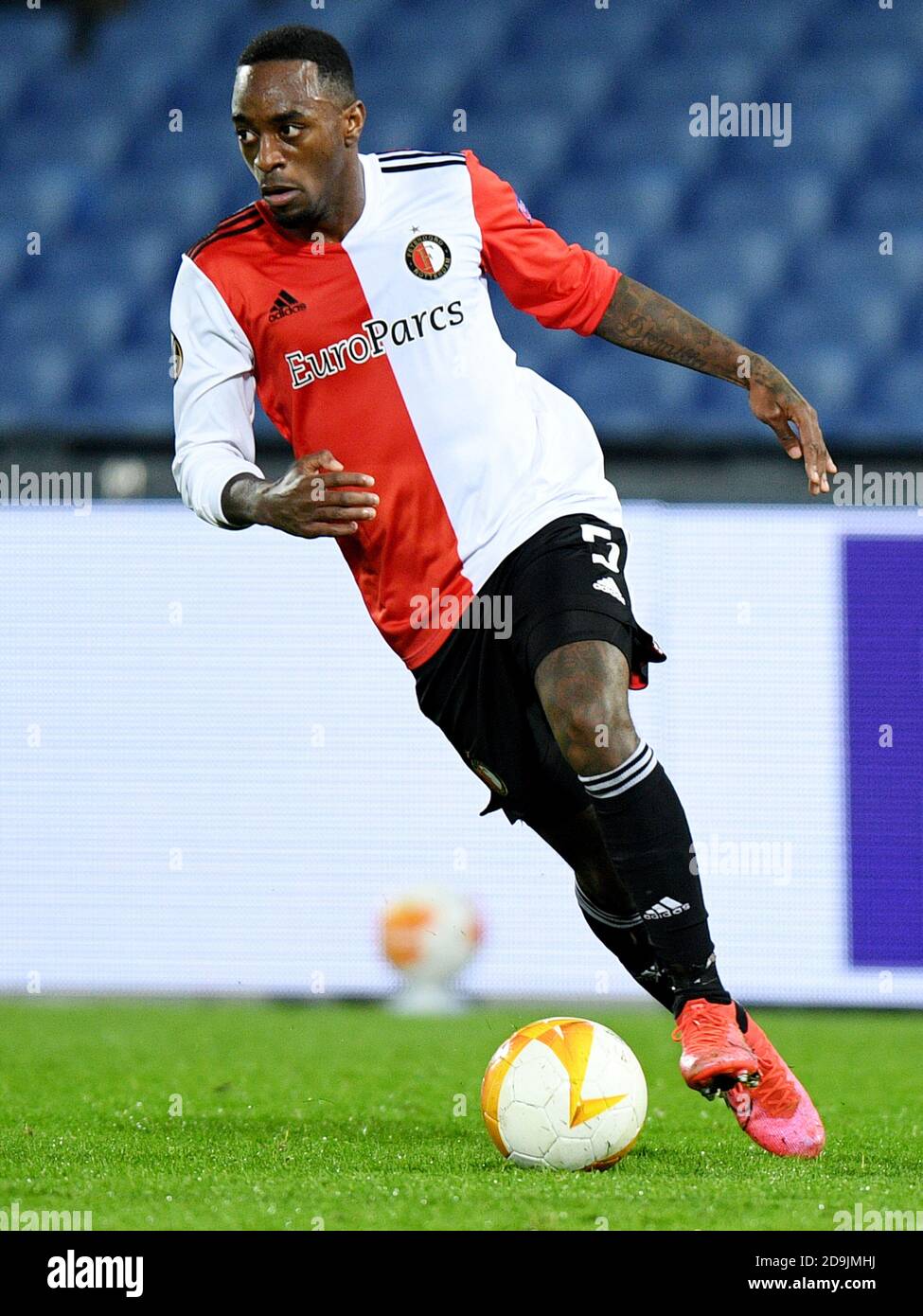 Rotterdam, The Netherlands. 5th Nov, 2020. Rigeciano Haps of Feyenoord during the UEFA Europa League, Group Stage, Group K football match between Feyenoord and CSKA Moskva on november 5, 2020 at De Kuip stadium in Rotterdam, The Netherlands - Photo Yannick Verhoeven/Orange Pictures/DPPI/LM Credit: Paola Benini/Alamy Live News Stock Photo