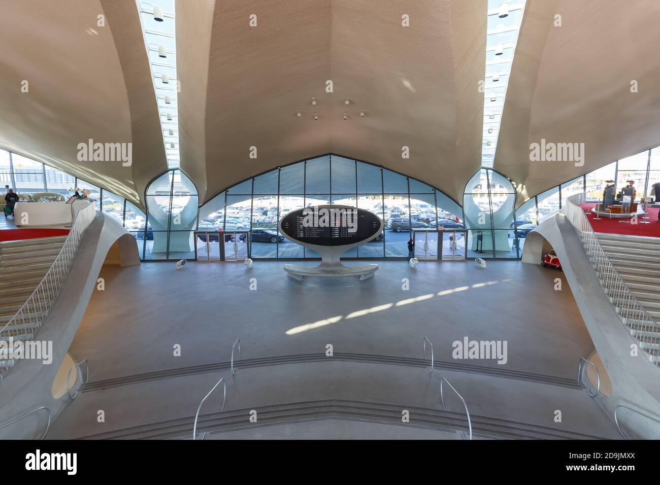 New York City, New York - March 1, 2020: TWA Hotel Terminal at New York JFK Airport in the United States. Stock Photo