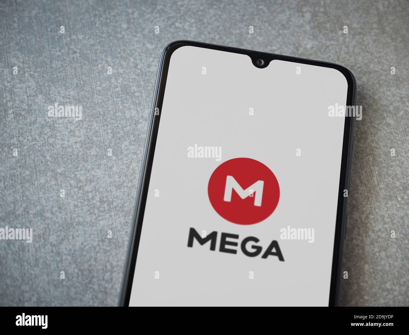 Lod, Israel - July 8, 2020: MEGA app launch screen with logo on the ...