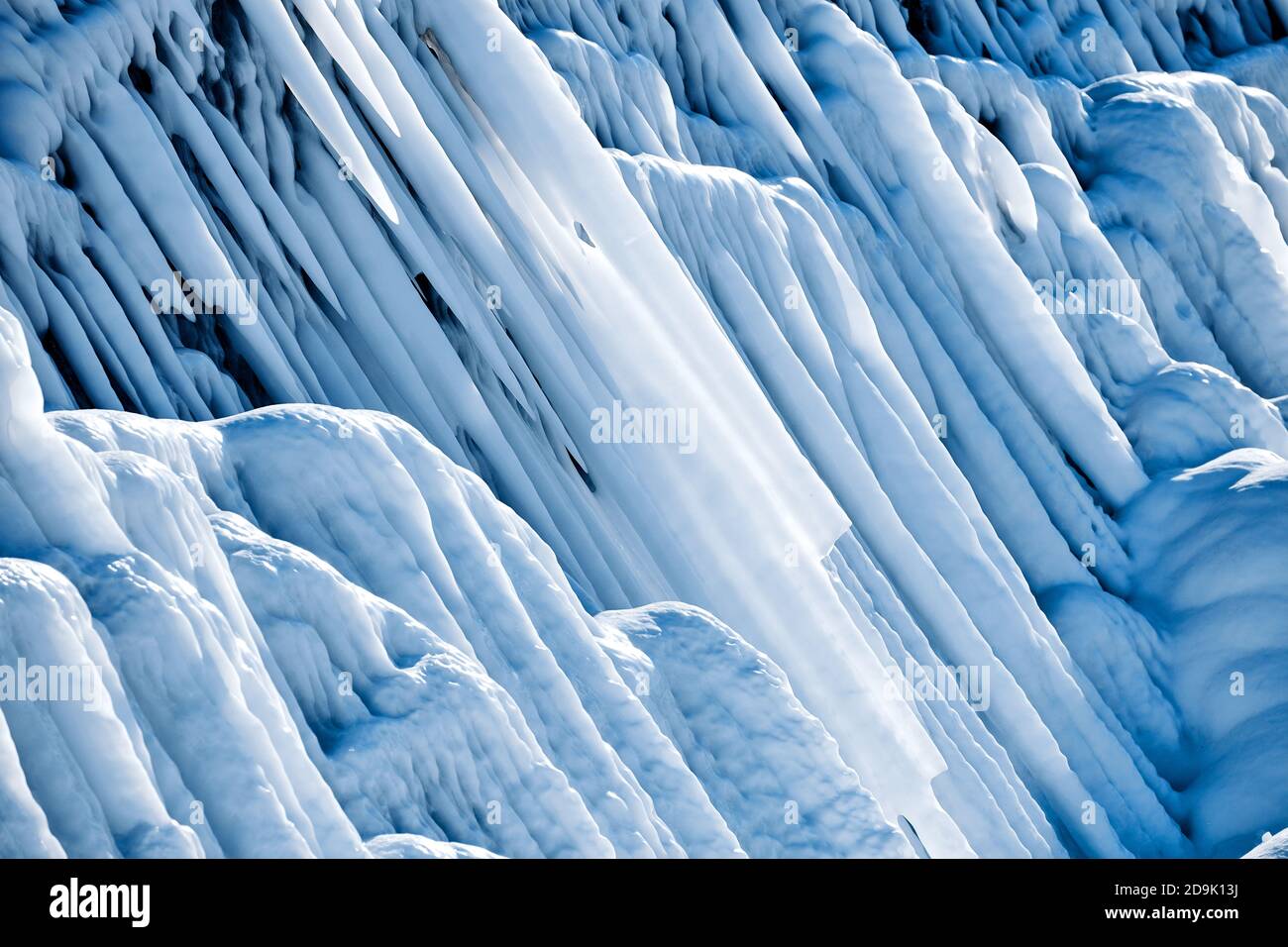 Ice formations. Forms of frozen water Stock Photo - Alamy