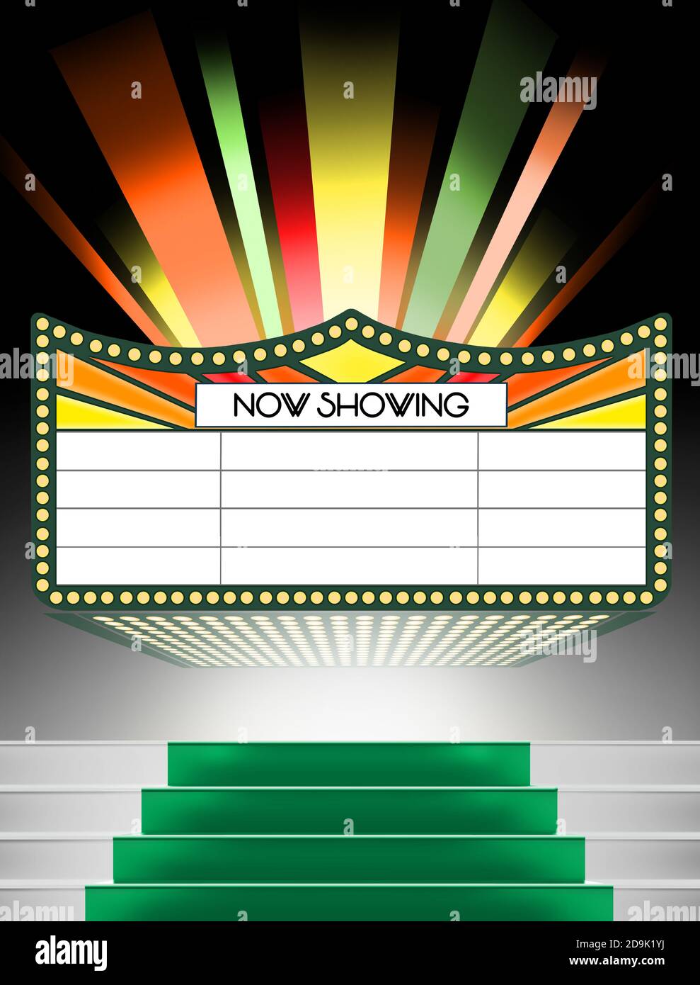 now showing marquee sign