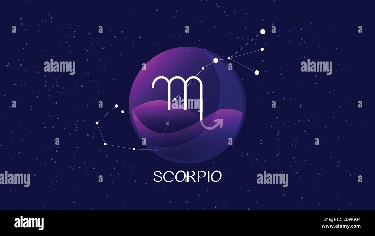 Scorpio zodiac icon ice, isolated on white background Stock Photo - Alamy