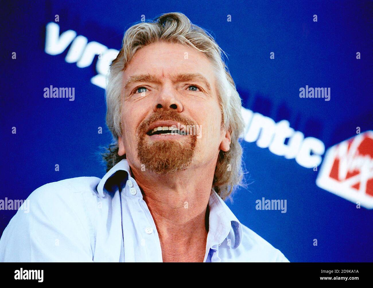 Richard Branson of Virgin Atlantic and Virgin Group Stock Photo