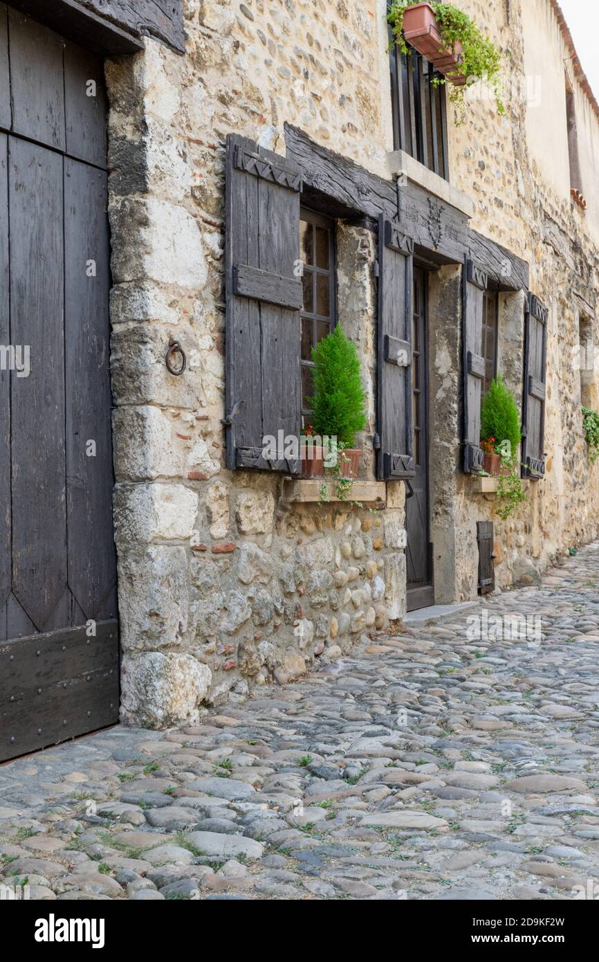 medieval city of perouges Stock Photo - Alamy