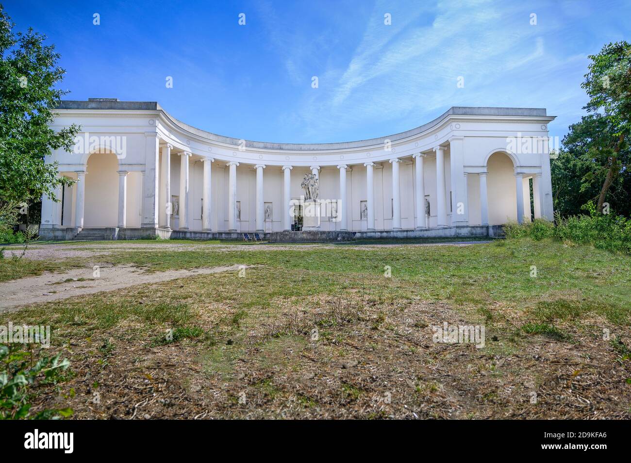 Temple of Three Graces in the Lednice-Valtice Area in South Moravia (Czech Republic) Stock Photo