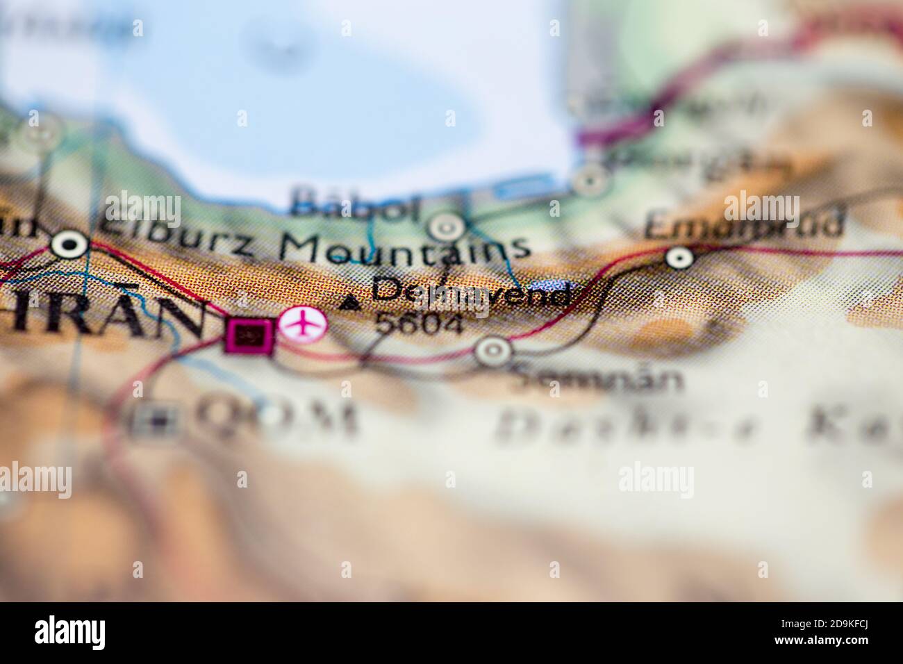 Mount Damavand Map