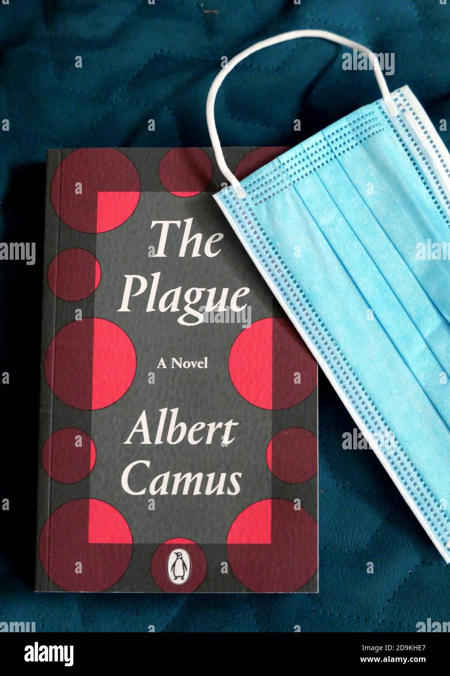 The Plaque, a novel by Albert Camus, has been selling strongly during the current pandemic. Stock Photo