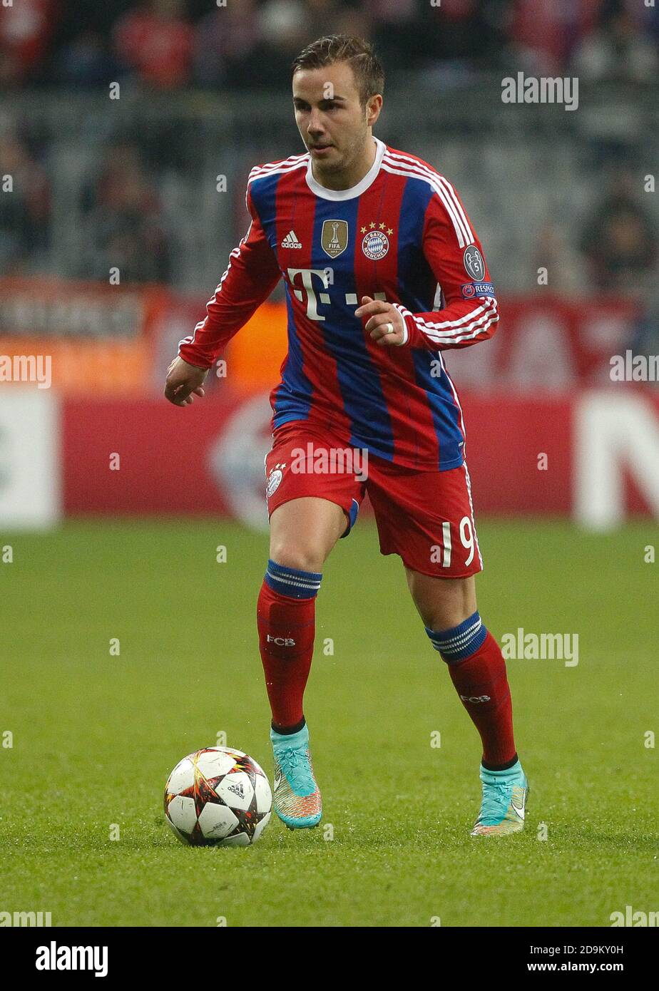 Mario Götze of Bayern Munich during the Champion League 2014 - 2015 ...