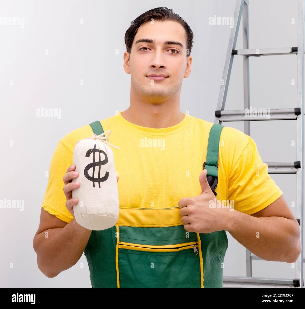 The construction worker working at the site Stock Photo - Alamy