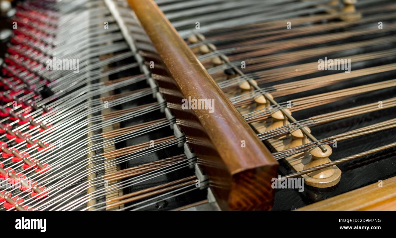 cimbalom musics instrument close view Stock Photo