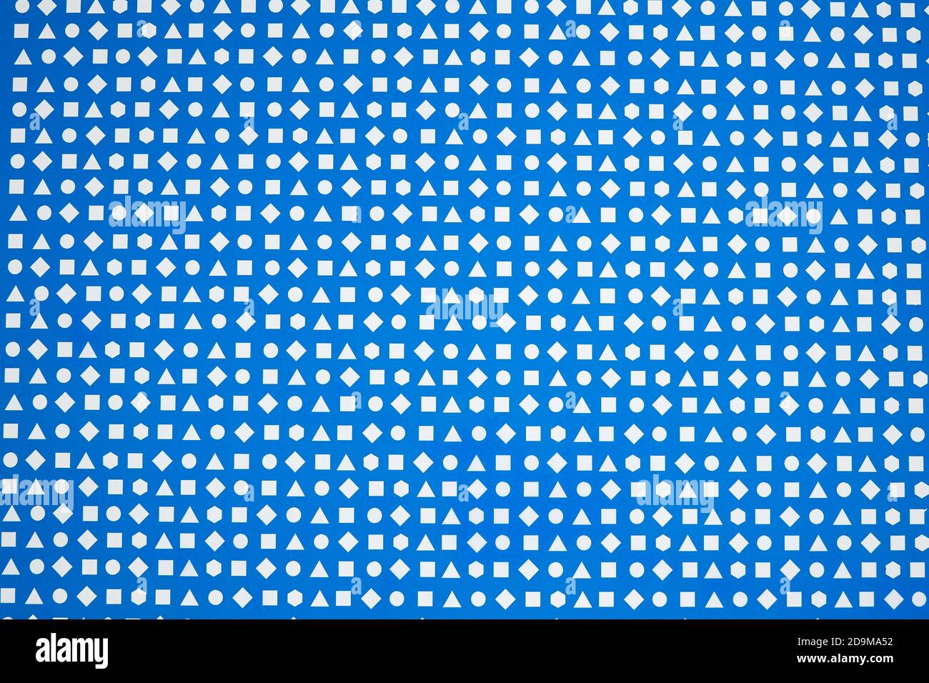 Blue geometric shapes on black hi-res stock photography and images - Alamy