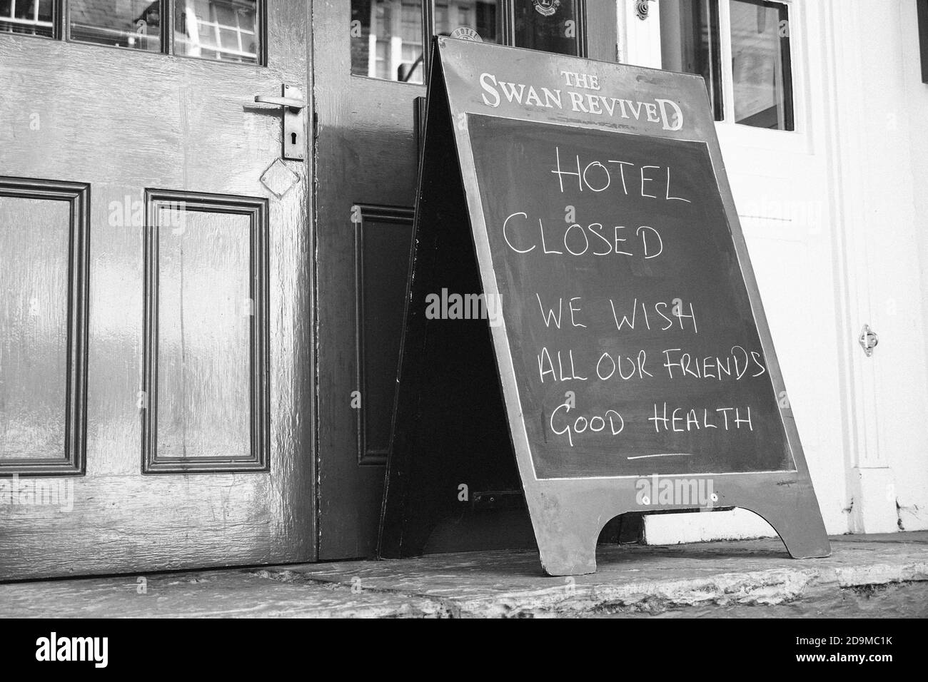 Taken during the first lockdown due to Covid-19 showing the impact of business and life. Stock Photo