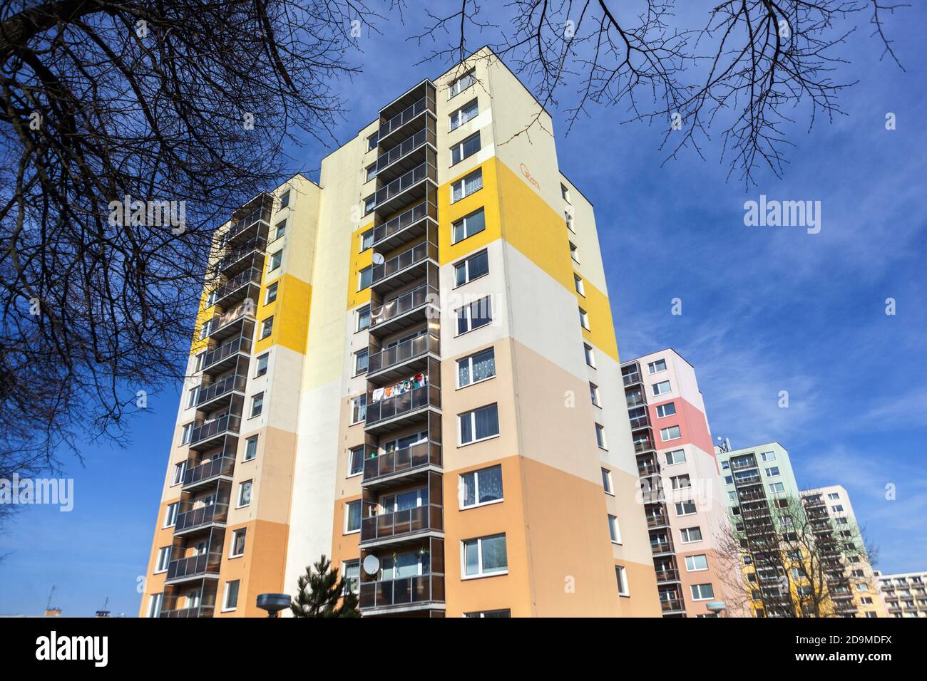 Czech republic housing estate panelak hires stock photography and
