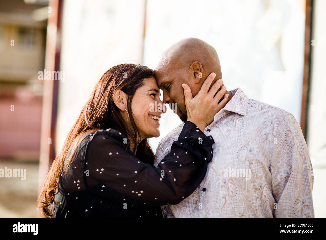 Late Forties Couple in San Diego Embracing Stock Photo - Alamy