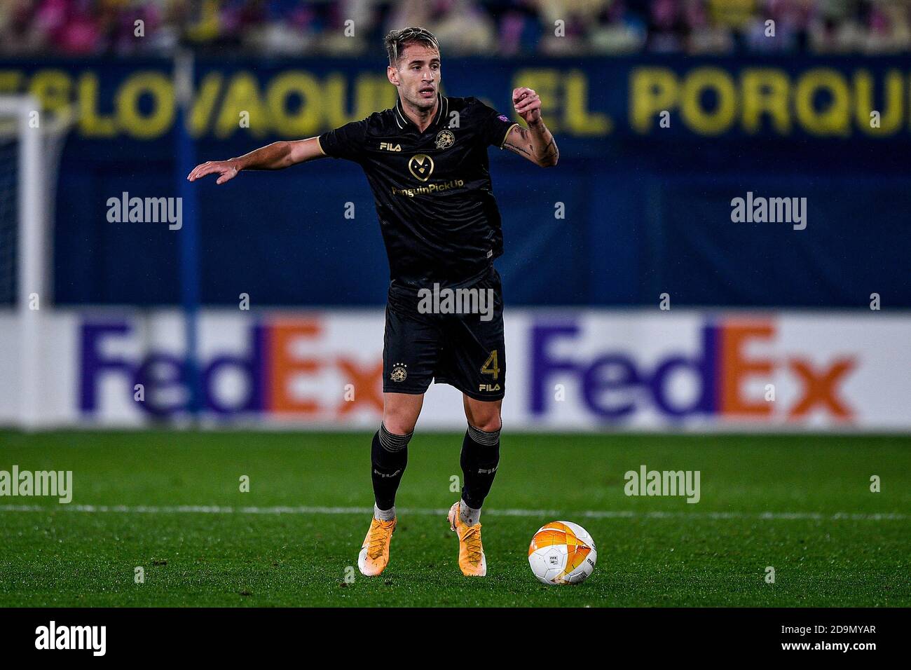 VILLARREAL, SPAIN - NOVEMBER 05: Enric Saborit Of Maccabi Tel-Aviv ...