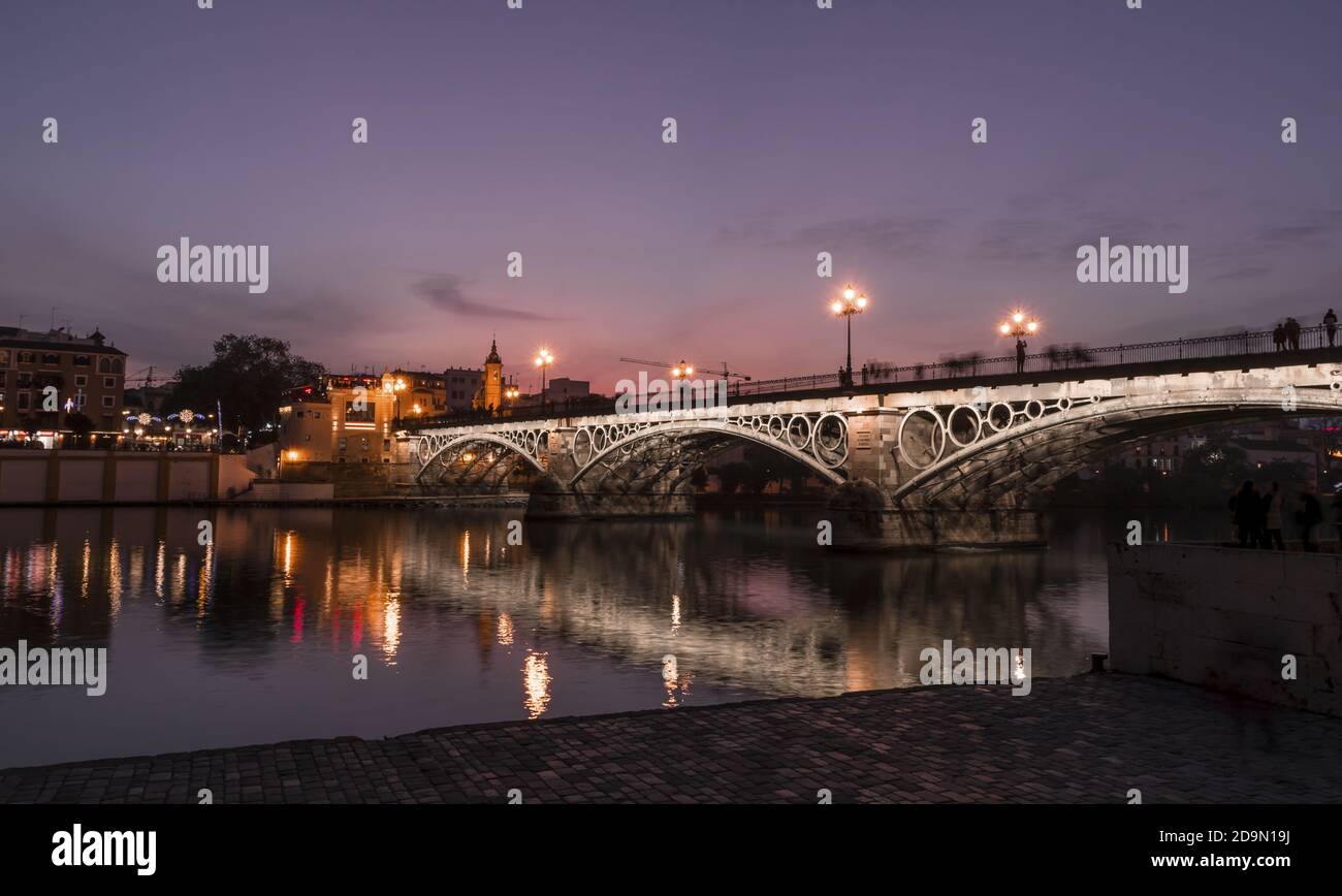 Triana bridge guadalquivir river hi-res stock photography and images ...