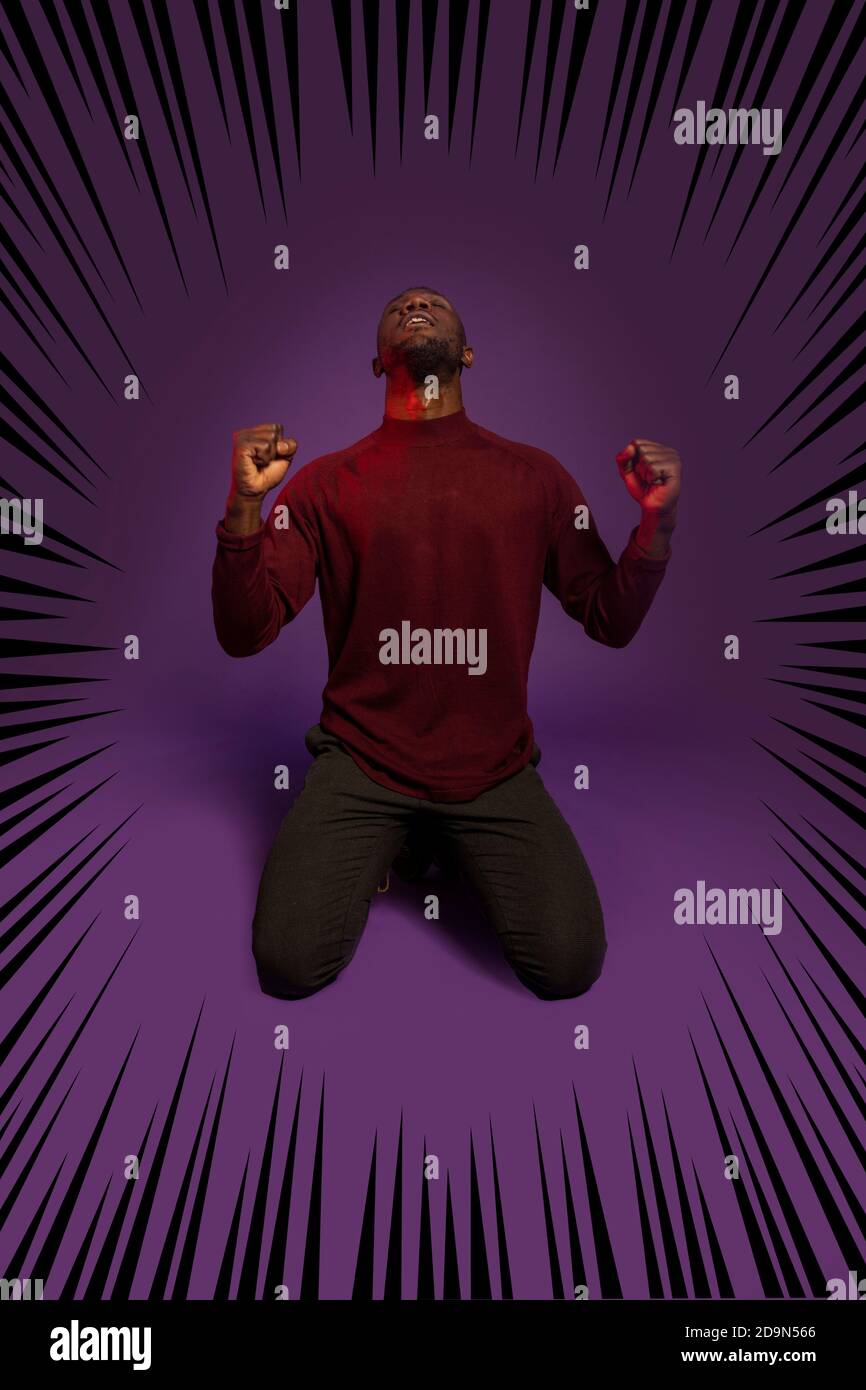 Man On Knees High Resolution Stock Photography and Images - Alamy