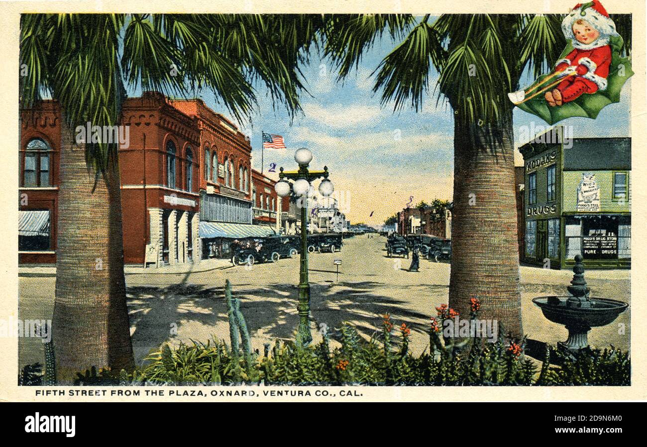 Oxnard, California Historic Post Cards Stock Photo - Alamy