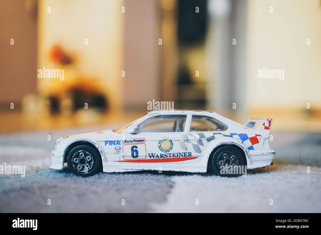 POZNAN, POLAND - Nov 13, 2016: Bburago toy model BMW car on carpet Stock Photo - Alamy