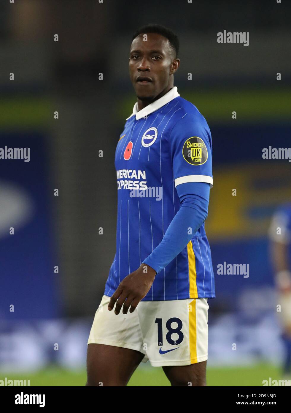 Brighton and Hove Albion's Danny Welbeck during the Premier League